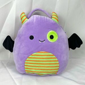 SQUISHMALLOW BLAZE HALLOWEEN TREAT PAIL BAG TOTE BASKET NWT